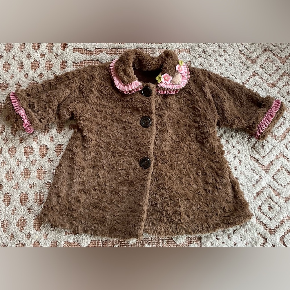 Corky Teddy Coat - 2T - Picture 1 of 3
